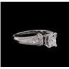 Image 1 : GIA Cert 1.52 ctw Diamond Ring - 18KT White Gold