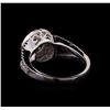 Image 3 : 14KT White Gold 1.12 ctw Diamond Ring