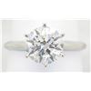 Image 3 : GIA Cert 2.02 ctw Diamond Ring - Platinum