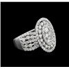 Image 1 : 2.32 ctw Diamond Ring - 18KT White Gold