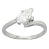 Image 1 : 0.58 ctw Diamond Ring - 14KT White Gold