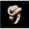 Image 4 : 0.45 ctw Diamond Ring - 14KT Two-Tone Gold