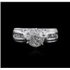 Image 2 : 14KT White Gold 2.03 ctw Diamond Ring