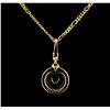 Image 2 : Bvlgari Heart Shaped Pendant With Chain - 18KT Yellow Gold