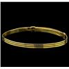 Image 2 : 18KT Yellow Gold Bangle Bracelet