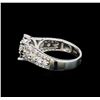 Image 3 : 14KT White Gold 2.65 ctw Diamond Ring