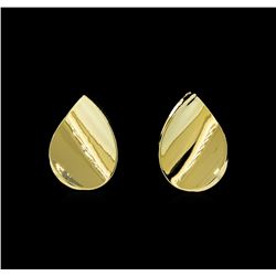 Concave Earrings - Gold Plated