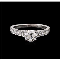 Cartier GIA Cert 1.12 ctw Diamond Ring - Platinum