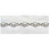 Image 6 : 4.00 ctw Diamond Bracelet - 14KT White Gold