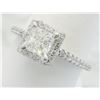 Image 2 : GIA Cert 1.03 ctw Diamond Ring - 14KT White Gold