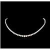 Image 1 : 17.22 ctw Diamond Necklace - 14KT White Gold
