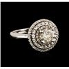 Image 1 : 14KT White Gold 1.81 ctw Diamond Ring