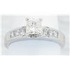 Image 4 : 1.00 ctw Diamond Ring - 14KT White Gold