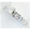 Image 6 : 1.00 ctw Diamond Ring - 14KT White Gold