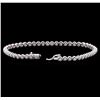 Image 3 : 0.75 ctw Diamond Tennis Bracelet - 14KT White Gold