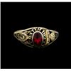 Image 2 : Mater Dei High School Ruby Ring - 10KT Yellow Gold