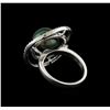 Image 3 : Pearl and Diamond Ring - 14KT White Gold