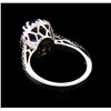 Image 3 : 2.15 ctw Tanzanite and Diamond Ring - 14KT White Gold