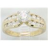 Image 1 : 1.38 ctw Diamond Ring - 14KT Yellow Gold