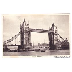 Tower Bridge, Tower Bridge  Road,  London, England UK  Early to Mid 1900's