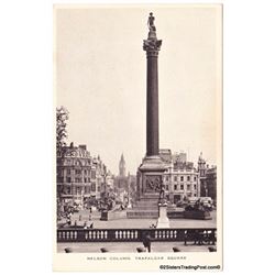 Nelson Column London, England UK  Early to Mid 1900's