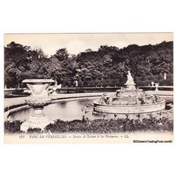 Fountain at Gardens of Versailles Versailles, France Early to Mid 1900's