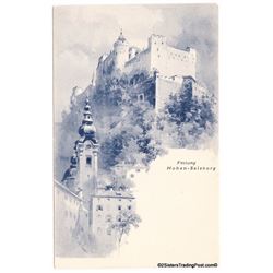 Hohensalzburg Fortress Salzburg, Austria Early 1900's