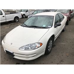 2002 CHRYSLER INTREPID SE, 4 DOOR SEDAN, WHITE, VIN # 2C3HH46RX2H294826