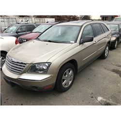 2006 CHRYSLER PACIFICA TOURING, 4 DOOR SUV, GREY, VIN # 2A4GM684X6R710383