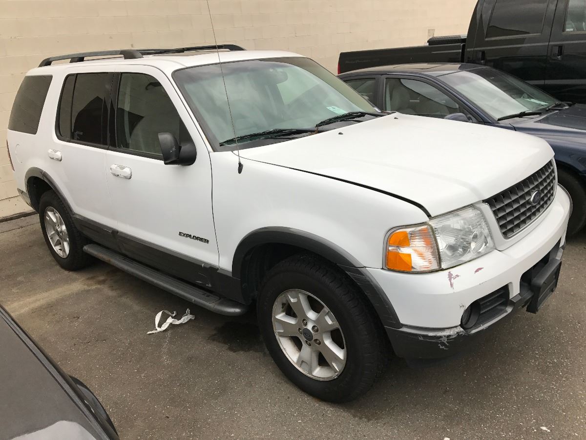 2002 Ford Explorer Xlt 4 Door Suv White Vin