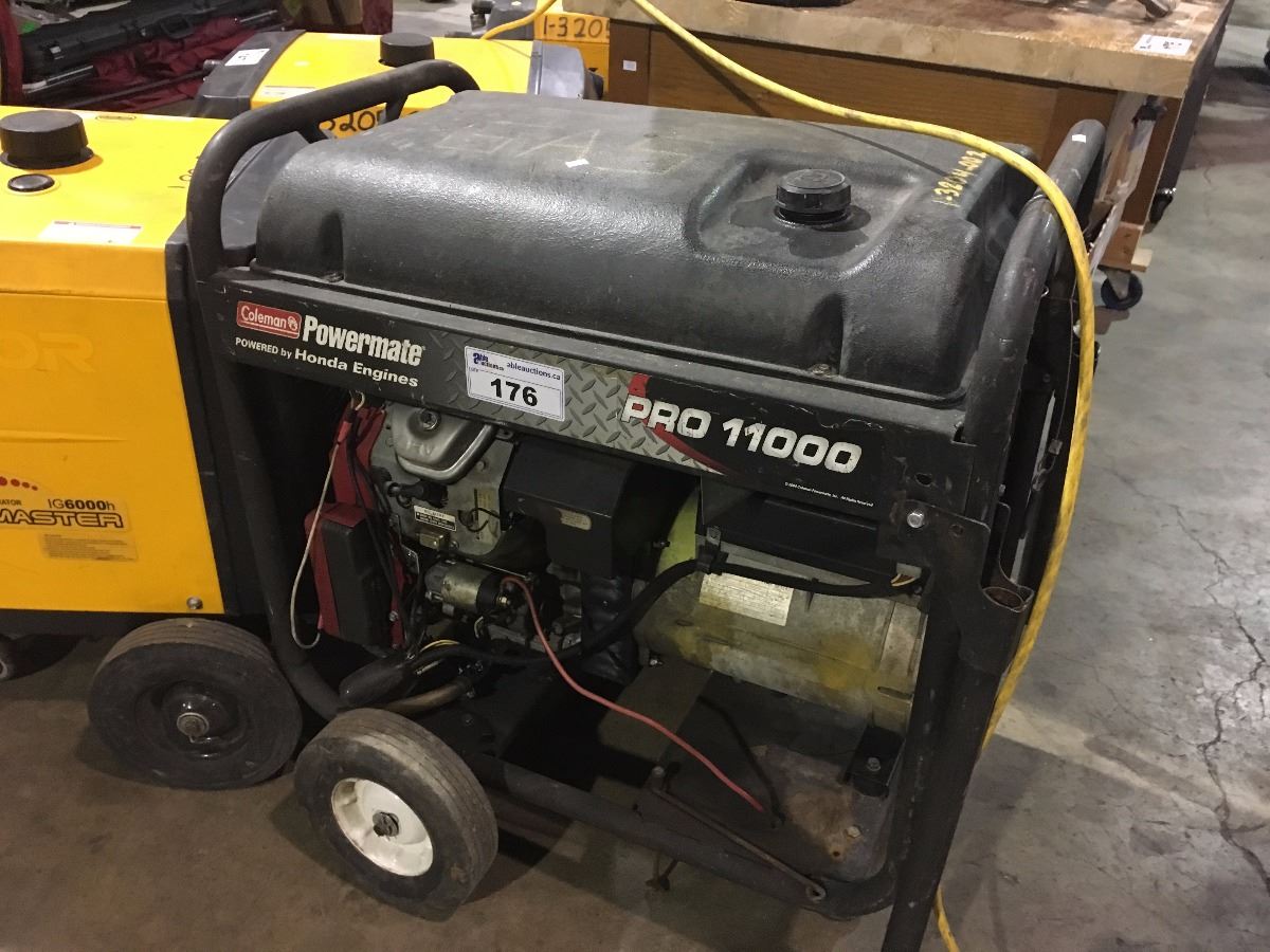 COLEMAN POWERMATE PRO 11000 GAS GENERATOR