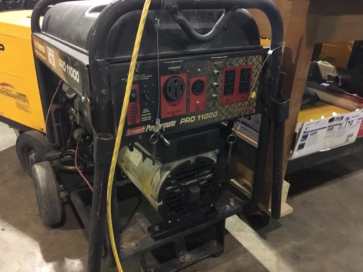 COLEMAN POWERMATE PRO 11000 GAS GENERATOR - Able Auctions