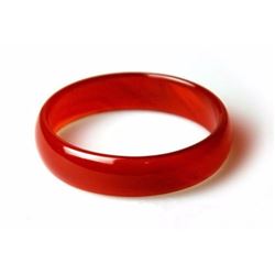 Natural Chinese Red Jade Bangle