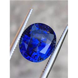 Natural Royal Blue Sapphire 5.44 Carats - Certified