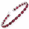 Image 1 : Natural Burma Ruby 36 Carats Bracelet