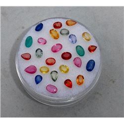 Mix Gems Emerald Ruby & Sapphire 5 carats Plus