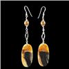 Image 1 : Natural Stone Diamond Polished Hand Made Earrings
