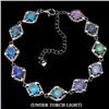 Image 2 : Natural Rainbow Color Opal Bracelet