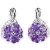 Image 1 : Natural Amethyst Earrings