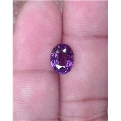 Full Fire Natural Purple Spinel 2.78 carats - VVS