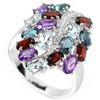 Image 1 : Natural Multi Gemstone Ring