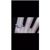 Image 1 : Natural Princess Diamond Ring E/SI1 - 1.05 Cts