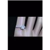 Image 5 : Natural Princess Diamond Ring E/SI1 - 1.05 Cts