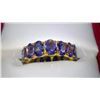 Image 2 : Natural Tanzanite & Solid Gold Eternity Ring