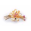 Image 1 : A Ruby and Diamond Brooch, by Trabert & Hoeffer-Mauboussin