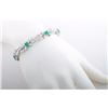 Image 3 : A 1950s Emerald and Diamond Bracelet
