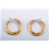 Image 2 : A Pair of Cartier Trinity Gold and Diamond Earrings