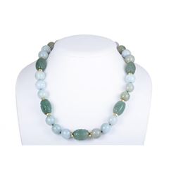 A Jade Bead Necklace