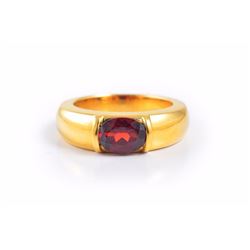 A Garnet Gold Ring, by Chaumet