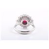 Image 2 : A Platinum Ruby and Diamond Ring